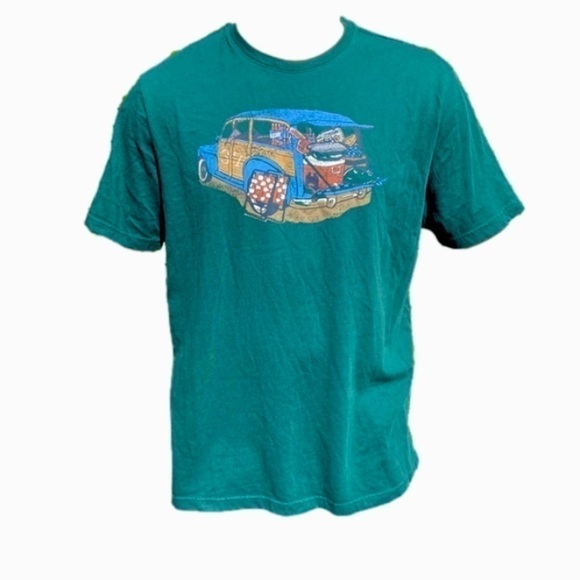 IZOD Green Camper Graphic Tee - Picture 1 of 4